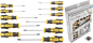 Preview: Kraftmann 7845 Schraubendreher-Satz | T-Profil (für Torx) mit Bohrung T6 - T40 | 11-tlg.