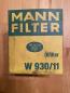 Preview: MANN-FIlter W930/11 Ölfilter Ford Granada, Scorpio, Sierra Diesel