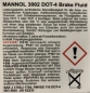 Preview: MANNOL Brake Fluid  DOT-4  Bremsflüssigkeit  455g Dose ( 0,5 Liter)