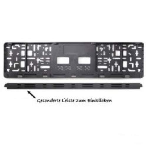 Kennzeichenhalter schwarz