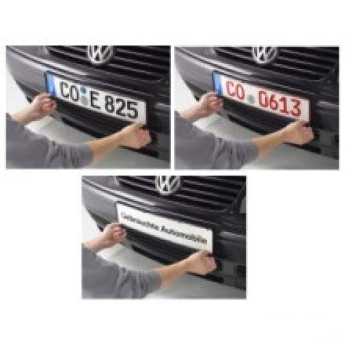 Kennzeichenhalter schwarz