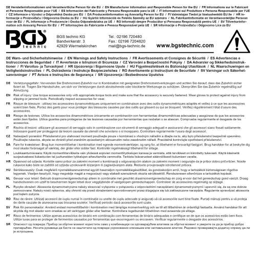 BGS 3170 Drehwinkel-Messgerät mit Magnetarm | Antrieb Innenvierkant 12,5 mm (1/2")