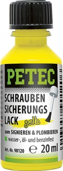 PETEC Schraubensicherungslack gelb 20ml