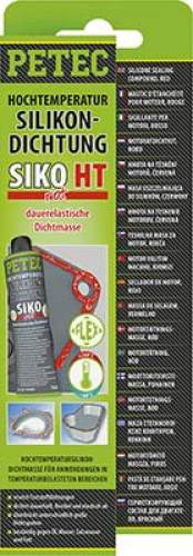 PETEC Hochtemperatur-Silikondichtung rot 70ml