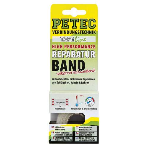 PETEC Reparaturband transparent High Performance selbstschweißend