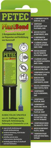 PETEC PLASTBOND Zweikomponenten-Klebstoff zur Reparatur und Verklebung von Kunststoffen