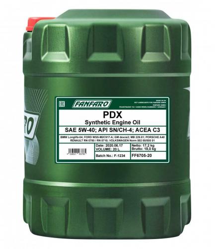 FANFARO PDX 5W-40 20 Liter