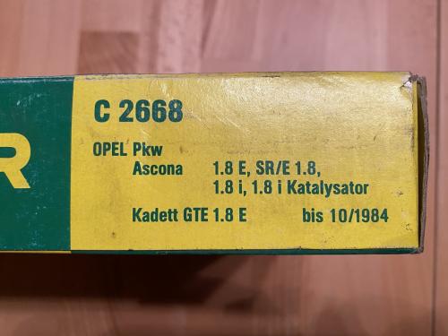MANN-Filter C2668 Luftfilter Opel Ascona C, Kadett D,E