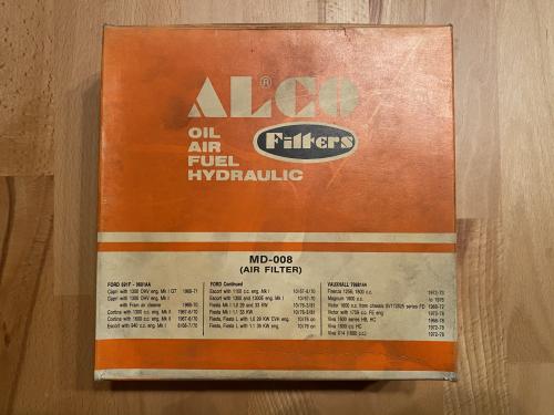 ALCO Luftfilter MD-008 Ford Capri, Cortina, Escort, Fiesta MK 1, Vauxhall