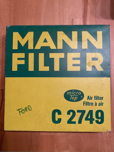 MANN-Filter C2749 Luftfilter Ford Capri, Granada, Sierra; Taunus