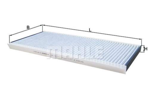 MAHLE LAK 62 Innenraumfilter / Aktivkohlefilter f. Fahrzeuge mit Klimaanlage