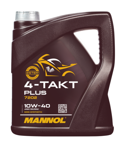 MANNOL 7202 4-Takt Motoröl 10W40 4 Liter