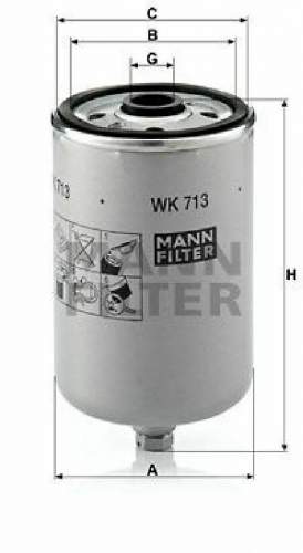 MANN-FILTER WK 713 Kraftstofffilter Volvo