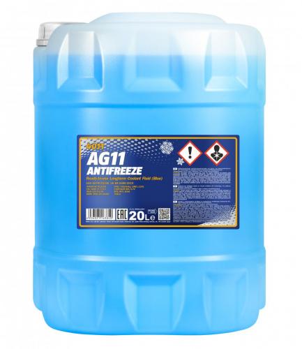 MANNOL 4011 Antifreeze AG11 Kühlerfrostschutz 20 Liter **blau**