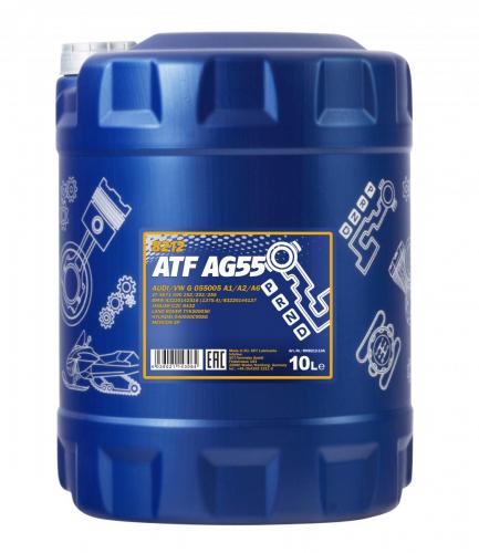 Mannol ATF AG55 10 Liter  f. moderne 6-Gang Automatikgetriebe von ZF