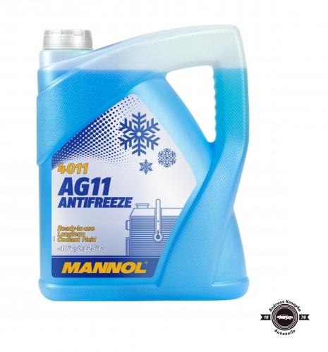 MANNOL 4011 Antifreeze AG11 Kühlerfrostschutz 5 Liter **blau**