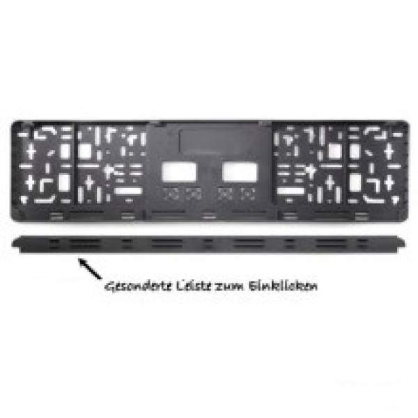 Kennzeichenhalter schwarz