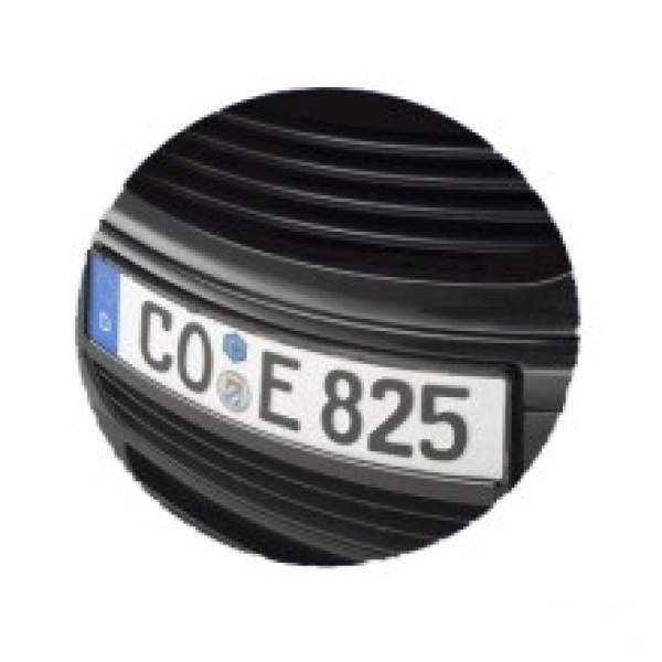 Kennzeichenhalter schwarz