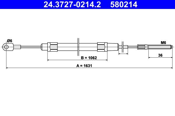 ATE Handbremsseil BMW E36