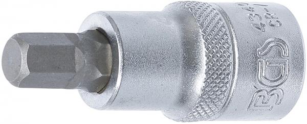 BGS 4340 Bit-Einsatz | Antrieb Innenvierkant 12,5 mm (1/2") | Innensechskant 9 mm