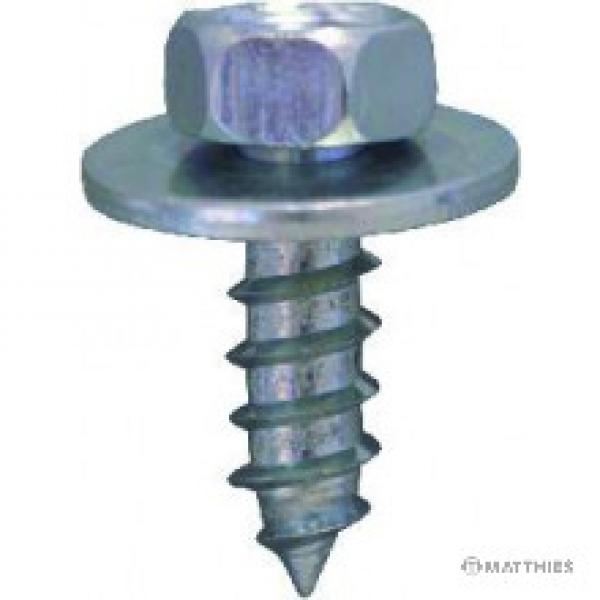 Blechschraube Sechskant mit Scheibe 6,3x19mm - 10er Pack