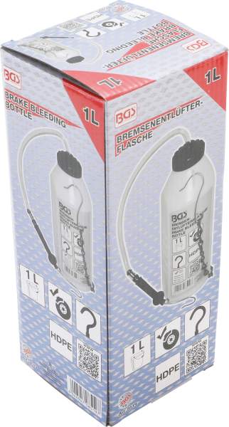 Bremsenentlüfter-Flasche BGS 1 Liter