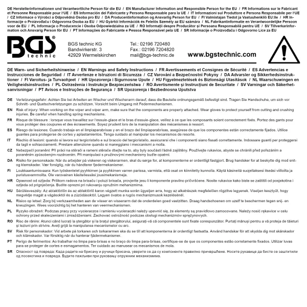 Frontwischer-Reparatur-Satz | für VW Golf IV, Audi A3, Seat, Skoda