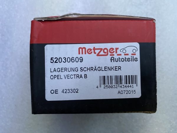 Metzger Lagerung Schräglenker hinten Opel Vectra B OE 423302
