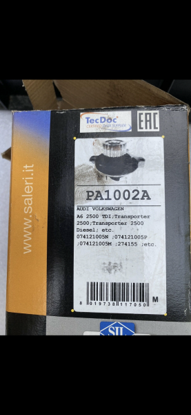 Saleri SIL PA1002A Wasserpumpe Audi A6 C4, VW T4 2.5l TDI