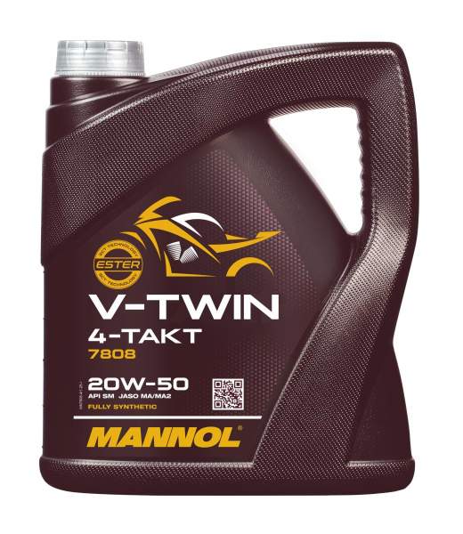 MANNOL 7808  V-Twin 4-Takt 20W-50 4 Liter