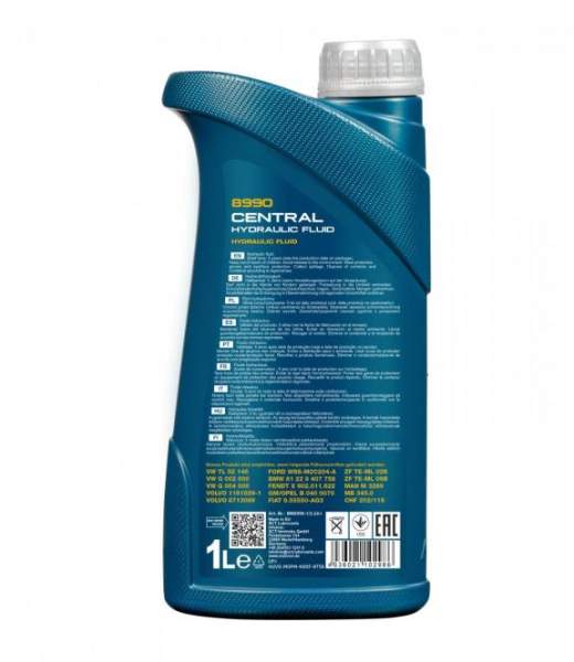 Mannol 8990 Servolenkungsflüssigkeit / Hyrauliköl Audi, VW, MB,.. 1 Liter