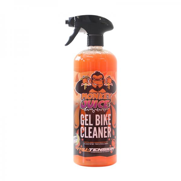 Motorrad Gelreiniger Monkey Juice mit Bananenduft 1 Liter Pumpflasche