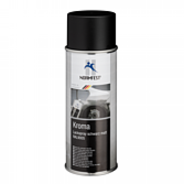 Normfest Lackspray Kroma RAL9005 Schwarz Matt – 3x 400 Ml Dosen, Nitro-Kombilack, Für Metall, Holz, Kunststoff