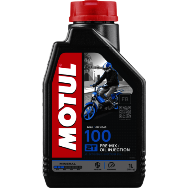 MOTUL 100 2T - Mineralisches 2-Takt-Motorenöl