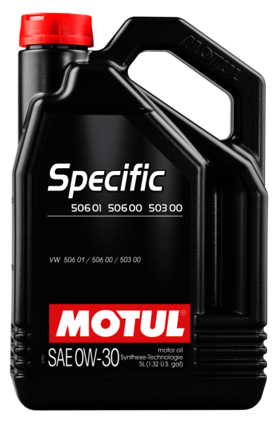 MOTUL Specific 506 01 506 00 503 00 Motoröl 0W-30 5 Liter Kanister VW     ---- zur Zeit vom Hersteller nicht lieferbar----