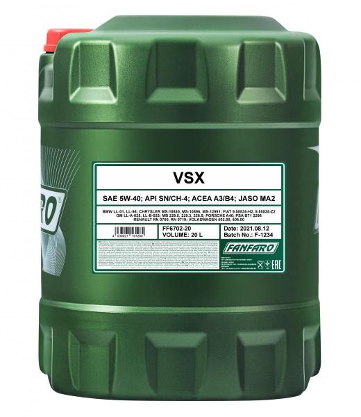 FANFARO VSX 5W-40 20 Liter