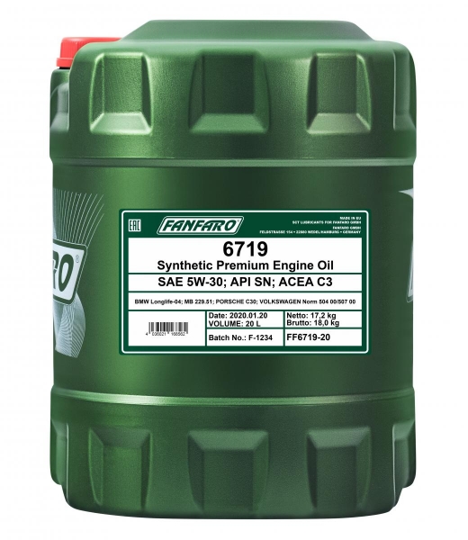 Fanfaro 6719 Longlife 5W-30 20 Liter