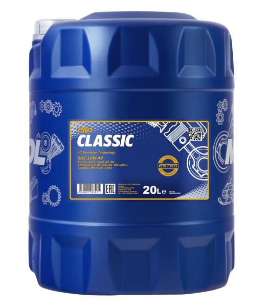 MANNOL CLASSIC 10W-40 VW; Mercedes; Renault,.. 20 Liter