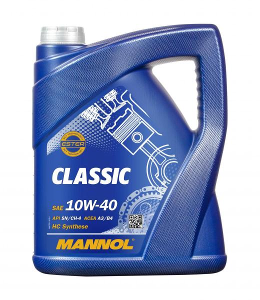 MANNOL CLASSIC 10W-40 VW; Mercedes; Renault,.. 5 Liter