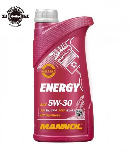 MANNOL Energy 5W30 VW 502.00 505.00 ACEA A3 B3 MB 229.3 / 1Liter