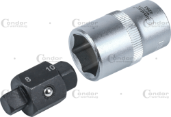 4-Kant Öldienst-Stecknuss 8 + 10mm Citroen, Ford, Mazda, Nissan, Peugeot, Renault, Volvo