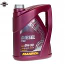 Mannol Diesel TDI 5W-30 Audi, Seat, Skoda, VW 5 Liter