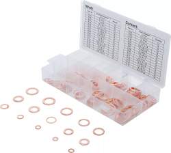 BGS Dichtring-Sortiment | Kupfer | 150-tlg.