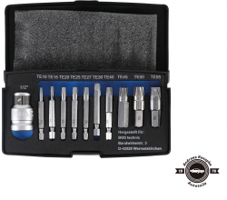 BGS 9170 Schraubenausdreher-Satz für defektes T-Profil (für Torx) T10 - T55 | 11-tlg.