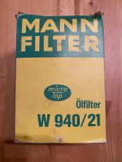 MANN-Filter W940/21 Ölfilter Opel Ascona B, Omega A, Rekord D, Senator A