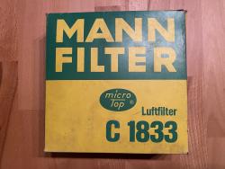 MANN-FIlter C1833 Luftfilter Ford Fiesta MK 1 1.0 /1.1l