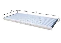 MAHLE LAK 62 Innenraumfilter / Aktivkohlefilter f. Fahrzeuge mit Klimaanlage